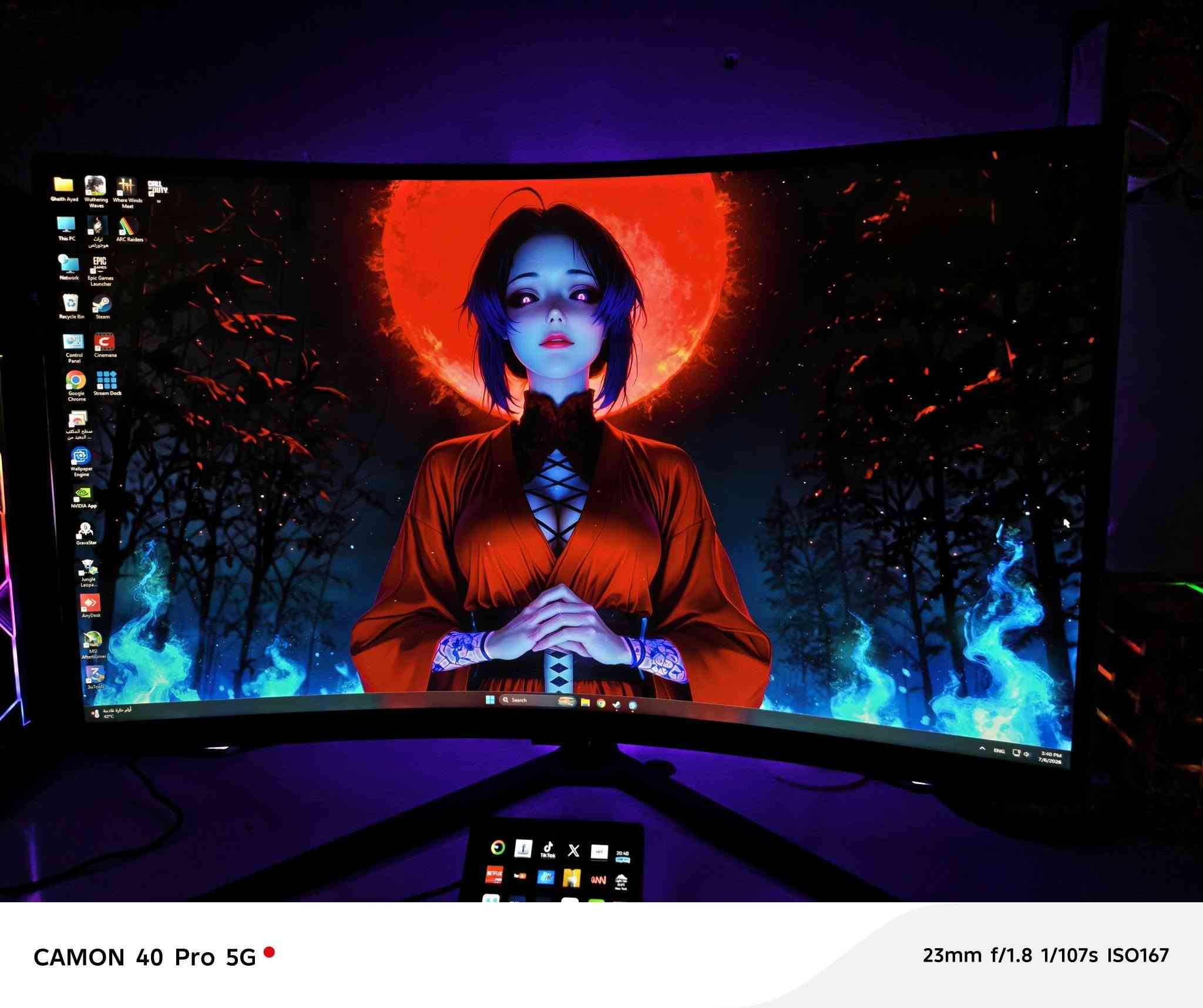 Samsung Odyssey G6 32" Curved Gaming Monitor
🔹 الحجم: 32 بوصة
🔹 الانحناء: 1000R
🔹 الدقة: QHD (2560×1440) 2K
🔹 نوع اللوحة: VA
🔹 معدل التحديث: 240Hz
🔹 زمن الاستجابة: 1ms (GtG)
🔹 دعم HDR10
🔹 تقنية AMD FreeSync Premium Pro
🔹 متوافق مع NVIDIA G-SYNC
🔹 تغطية ألوان DCI-P3 بنسبة 95%
🔹 نسبة التباين: 2500:1
🔹 السطوع: 350 شمعة/م²
المنافذ:
DisplayPort 1.4 ×1
HDMI 2.0 ×2
USB Hub ×2
منفذ سماعة 3.5mm
مميزات إضافية: ✅ شاشة منحنية 1000R
✅ دقة 2K QHD
✅ مناسبة للألعاب الاحترافية والتصميم
✅ قاعدة قابلة لتعديل الارتفاع والميلان والدوران
✅ تدعم تثبيت VESA (100×100)
مستعملة شي بسيط للبيع 425


**إذا كنت صاحب هذا الإعلان وتريد حذفه لأي سبب، رجاءا أرسل رسالة إلى الدعم الفني**