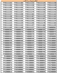 ارقام مميزة • موبي باص • استبدال شريحة