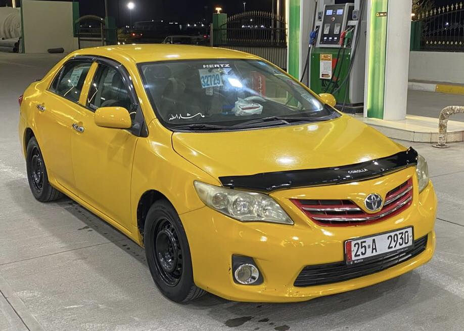 سلام عليكم البيع كورلا 2009 رقم كركوك انكليزي دفتر بانزين سياره جهازهه ما بيه اي نقص كير محرك شرط تخم تاير كله بل شرط ضرر قفل الصندوق وبيهه تصفيه مال تكسي مكان السياره كركوك سعر 95 وبيهه مجال شراي يتصل ***********
