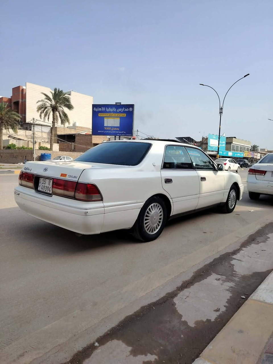 سلام عليكم راس ثور موديل 1996 رقم انبار اصولي مداور ثاني يوم هزتهه لشهر 12.كصه قماره وضربه جاملغ خلفي خفيفه. كير ومكينه مكفولات فيشتين ففتي تبريد شغال ستوني مسوي باتري جديد حداديه حلوه  السعر 78 وبيه مجال مكاني نجف ***********

