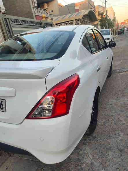 اللهم صلي على محمد وال محمد 
نيسان صني هندي بليته زركة.
للبيع فقط 
رقم اربيل الجديد
سنوية باسم شركة
يعني تحويل او وكالة مضمونة

موديل 2022

السعر /شدة و12
(112)
 وبيها مجال بسيط حك الجية
كير ومحرك وتبريد جيد 

السياره 
بيها تبديل جاملغ يسرة وبنيد
وبيها كم شخط بسيطات
سونر مابيها
 المواصفات المعروفة 
حساسات خلفيه 
شاشه وكامرة 
سويج ريمونت عدد2
دبل ايرباك 
تحكم ستيرن
حساس تاير 
مانع انزلاق 
يدات نيكل 
نضام مانع الانزلاق ABS 

المحرك  1.5 
ماشيه  23 الف                                        
الاستفسار 
 ***********
 ‏***********

مكان السياره بغداد السيدية
