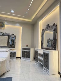 غرف نجارة عراقية • ٨ قطع • سرير ٢٠٠×١٦٠