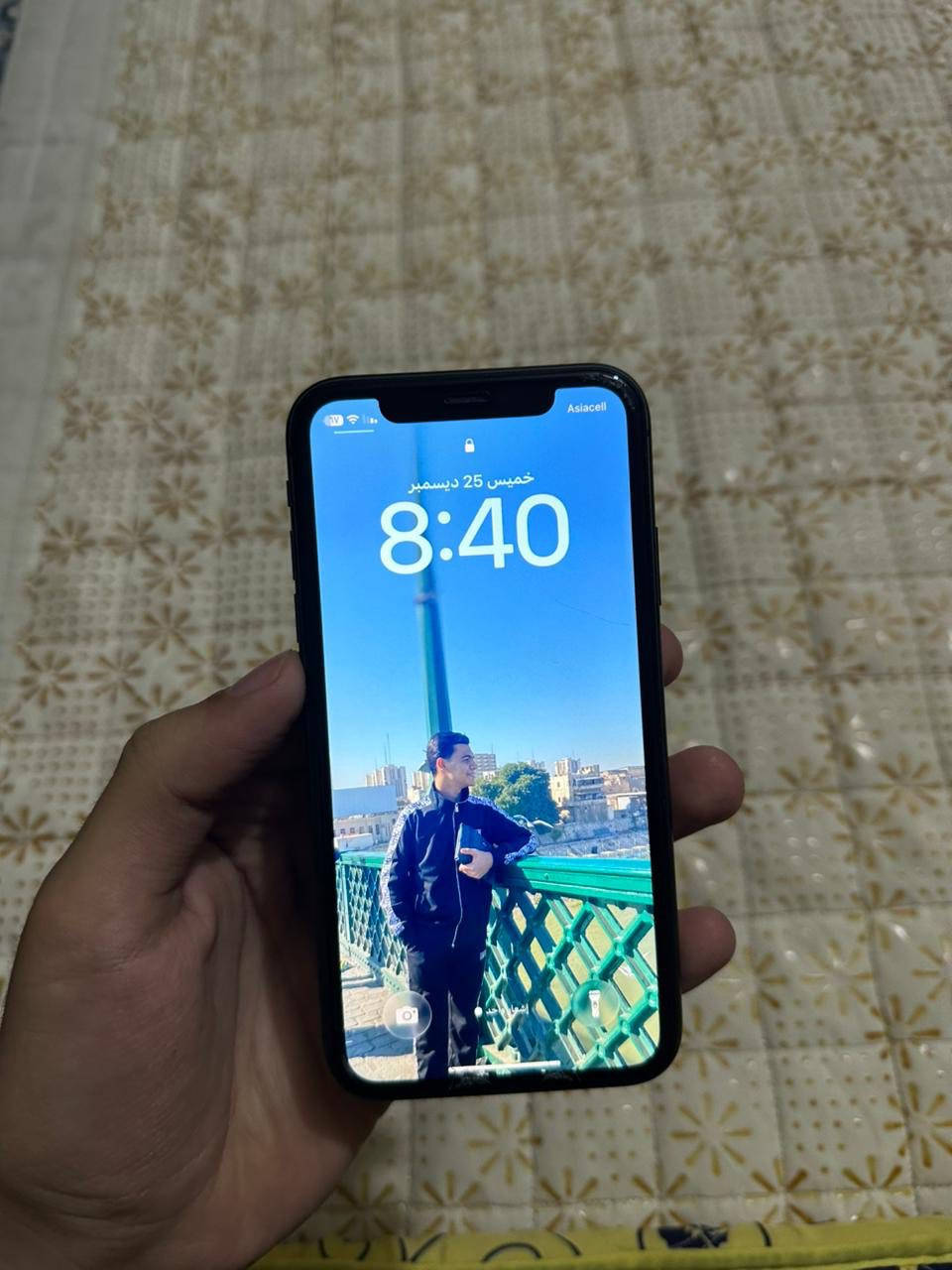 ايفون 11 عادي
ذاكرة 64
بطارية 87
محدث آخر تحديث ios26
فيس ايدي شغال 
سعر 260 مكاني بغداد 
***********
