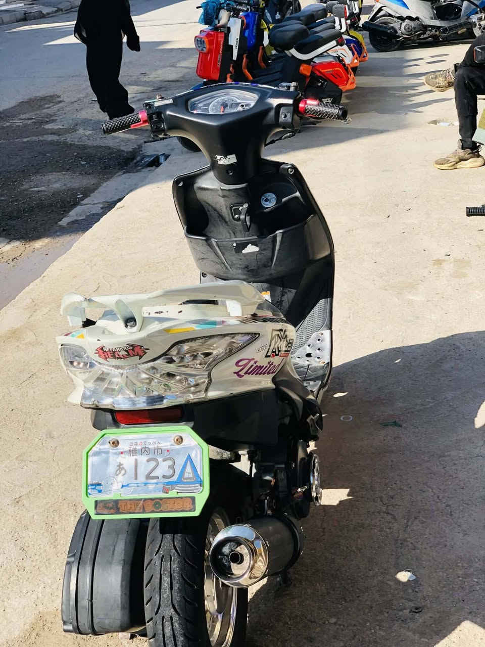 دراجه ادرس ياباني مزوده/ بكلايت شاير صالنصة وياله دراجه خير من الله ما به كل نقص سعر بل خاص  *********** مكاني داموك
