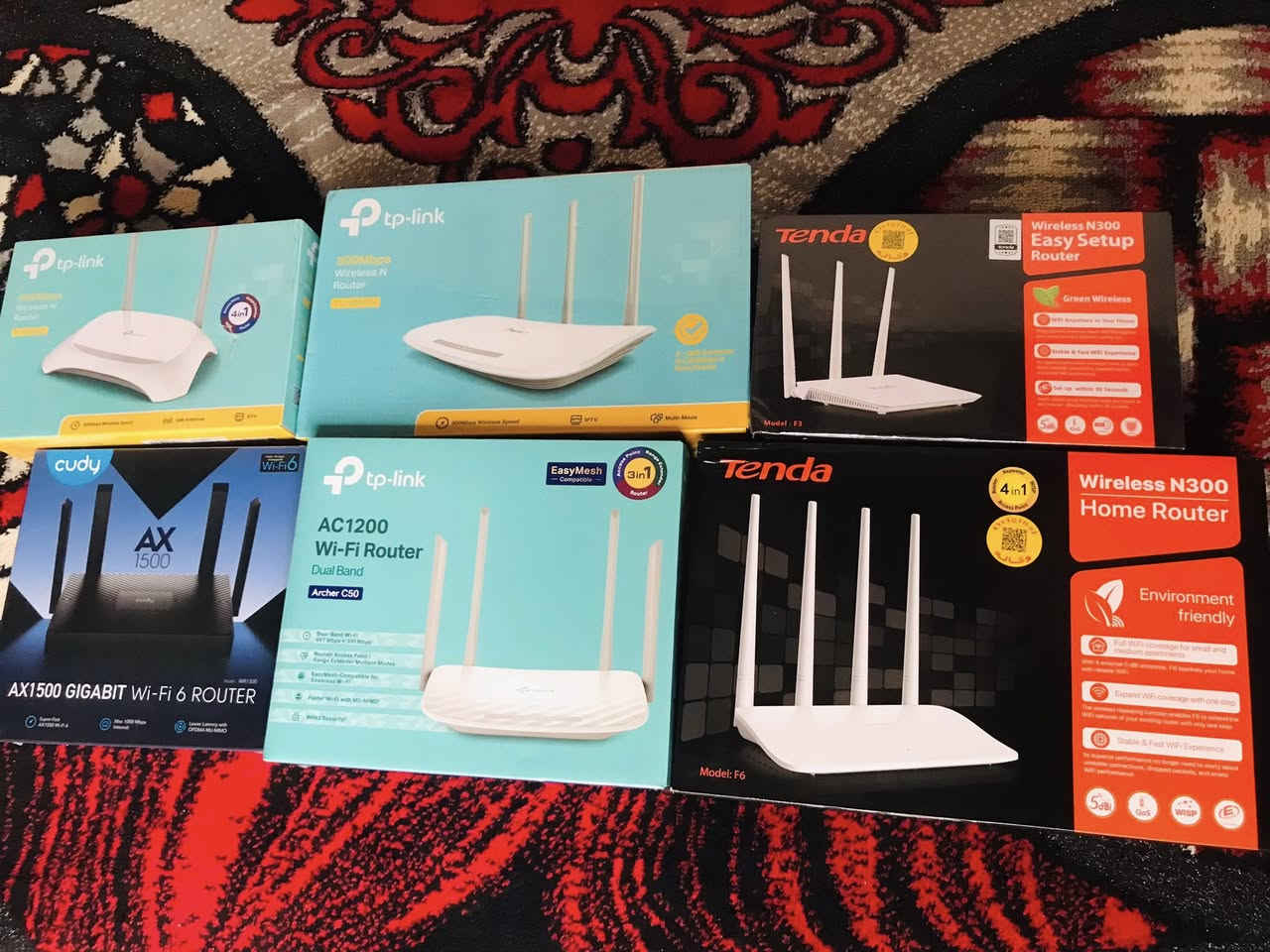 توفر غراض انترنت 
بورات بيم مستخدمات شي قليل وشرط الشغل وضمان
وراوترات بكافة انوعها 🥇
وعاكسات 🥇
و وايرات انترنت امتار ضمان سنة🥇
للستفسار *********** 
او المراسلة عل خاص
