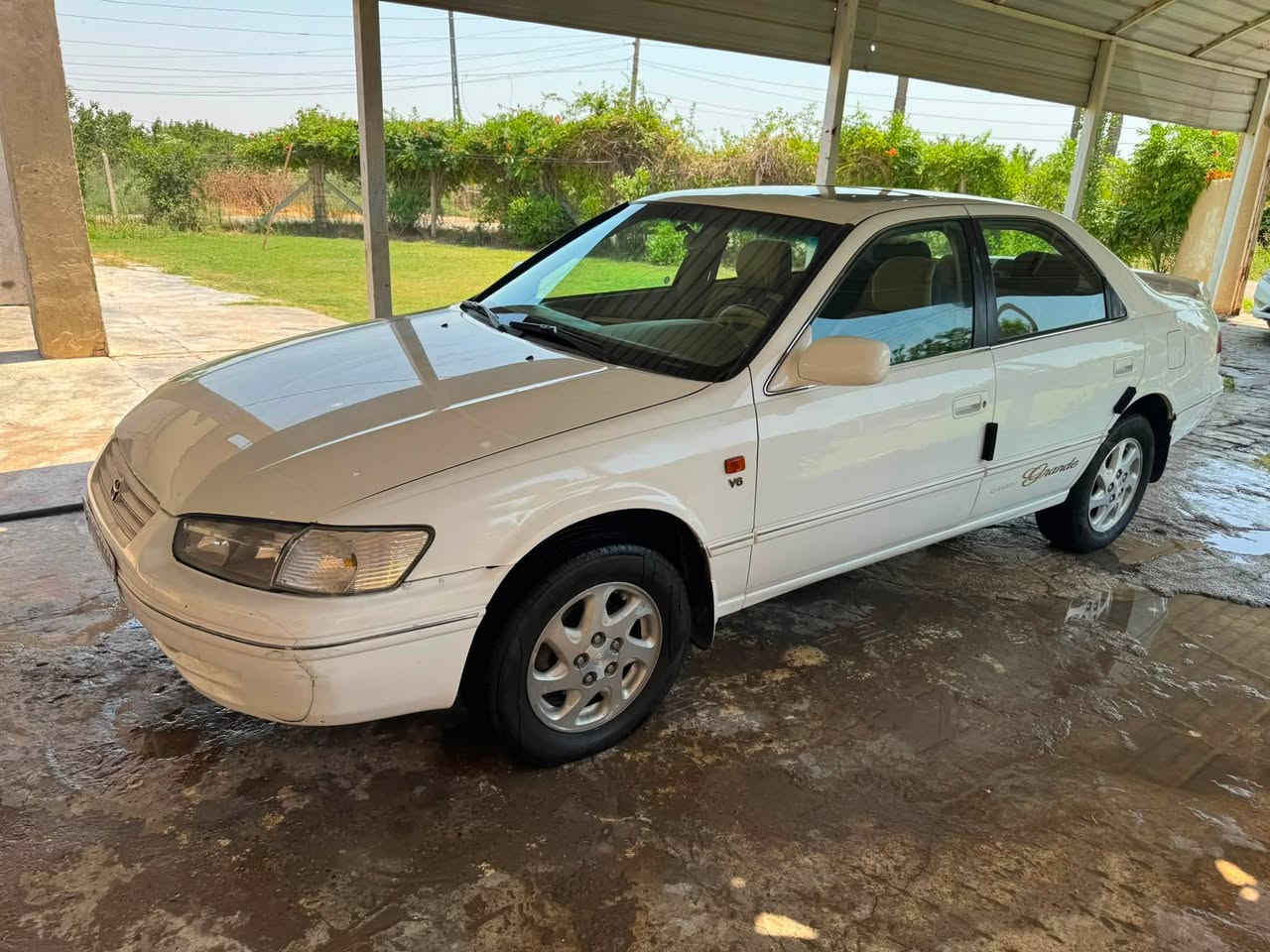 السلام عليكم كامري 2001 خليجي فول مواصفات
رقم دولي. شرط التحويل.  محرك سته. سلندر  مكفول كير مكفول تبريد ثلج. صدر تخم تاير كله جديد. مكفوله السياره عدا الدواسات والسونار مرفوق في المنشور مكان السياره صلاح الدين قضاء بلد ناحيه يثرب. رقم الهاتف ***********

***********
