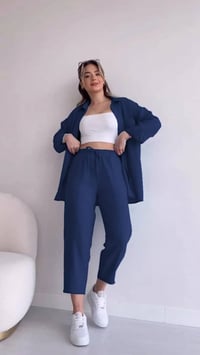 طقم ماربل • قماش مكفول • مقاس 38-46