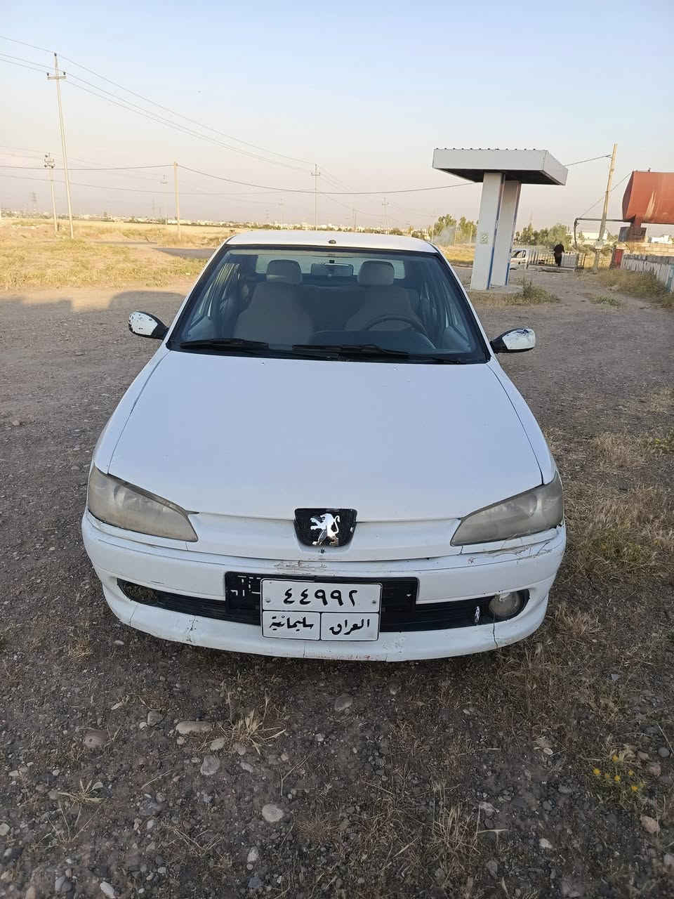 بیجو مودیل 2002
رقم سلیمانی ئسولی سنەوییە واحد سنە ساقت 
دفتر بنزین اکو 
غرامە تحویل وکالە گص بشرط
گیرومحرک مزبوت 
کاهربایات کل شغال
جامات کاهربایی کیچات شغال قفل مرکزی 
بدون صرب 
پاتری جدید 
اربع تایرات جدید 
خلفی امامی مابی چکوش 
حتی صبوغ بیلادی حلوە حیل 
سیارە ماشاءاللە حلوە 
سعر 38 ورق 
 ***********
***********بی واتساپ 
مکان چم چمال قریب عل کرکوک
