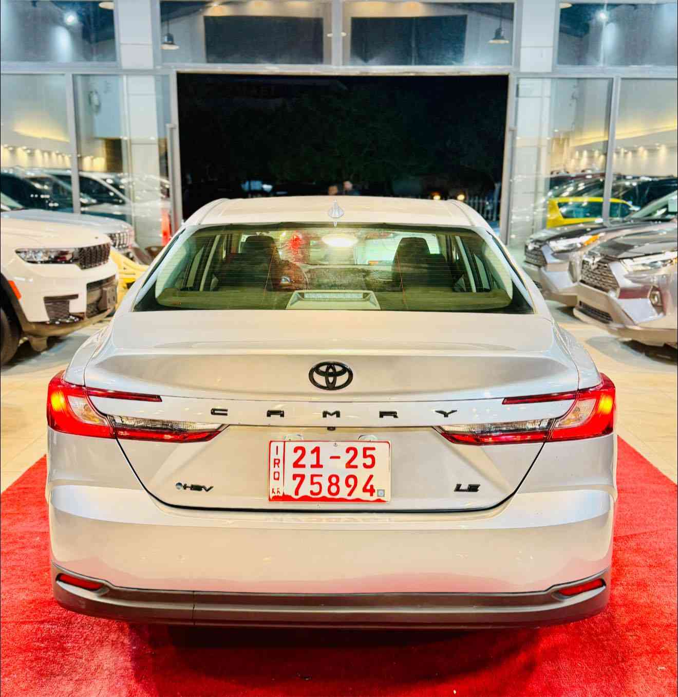 موقع السيارة (كركوك)📍

‏‼️TOYOTA CAMRY HYBRID 2025 LE‼️

بسعر  245$ 🔥🔥🔥

‼️ كاتي يترقم شمالي  ‼️

📃 اليكم التفاصيل الآتية 👇🏻

🚘 وارد امريكي
🚘 عداد المسافة : 11الف مايل
🚘 موديل 2025
⚙️ حجم المحرك 4Cylinder 2.5L ☘️
⚙️ مرتبط بناقل حركة أوتوماتيك
⚙️ يبلغ عزم الدوران 221 نيوتن/متر 
🐎 بقوة 226 حصان 🐎🐎
🚘 سلايد رووف 
🔑 مفتاح التشغيل بصمة
🚗 دفع ثنائي FWD 
‼️  اريل نفكيتر 
📍حساسات أمامية 
📍حساسات خلفية 
💡لايت زينون + LED
🔦️ بك لايت LED
🛞 حجم الاطار  215/55R17
🛞 ويل كب 17
🛞 حساسات ضغط الاطارات 
✨️ اشارة في المرايا الجانبية 
🚗 هاند بريك كهرباء 
🚗 ا ABS 
🖥 دشبول ديجيتال 
🖥 شاشة 
📷 كاميرا دوارة 
⭕️ مقود جلد حياكة 
🛣 مثبت السرعة Cruise 
🎶 المودات والاوامر الصوتية 
🎶 ا Bluetooth /
🔋شاحن هاتف Wireless 
⚡️مخرج منفذ الطاقة 
🔍فحص نظام السيارة 
💺تتسع المقصورة ل 5 ركاب
💺المقاعد مخمل 
💺حركة مقعد السائق كهرباء 
❄️ قطعتين تبريد 
🚘 أوضاع القيادة Drive Mode 
🚘 أوتو هولد Auto Hold 
🛣 نظام مانع الانزلاق 
🚘 تطعيم الدواخل ألمنيوم

🚨 صور امريكا مرفقه ايضاً مع رقم الشاصي🚨

العنوان:📍

كركوك حي الخضراء (شارع المعارض)

معرض هشام الحمداني لتجارة السيارات

للاستفسارات ☎️📱

***********

‭***********

‭***********‬

