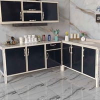 كاونترات المنيوم • متر ونص • مرمر ناصرية