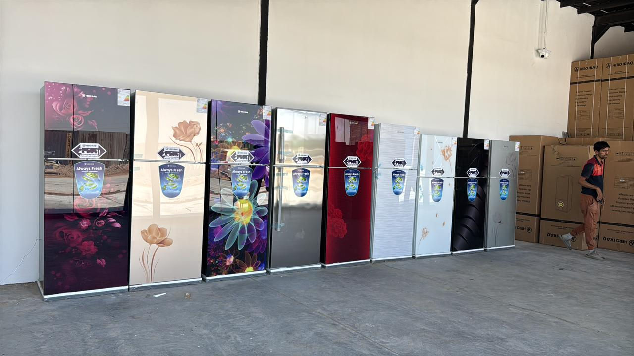 بسم الله الرحمن الرحيم 
تعلن شركة الخط المستقيم عن وصول بضاعة ثلاجة هيرو عراق الاصلي براند 2026 درجة اولى
سعر الحجم الكبير 410 الف حجم 24 قدم
سعر الوسط 400 الف حجم 22 قدم
|سعر الحجم الصغير 390 الف 20 قدم
هذي الاسعار ارخص اسعار على مستوى العراق بالاعتماد على سعر الصرف 1320 وعلى نظام الكمرك القديم 
 البيع جملة فقط البضاعه تتوفر باب زجاج ونوع ستانلس ستيل 
والجودة درجة اولى على مستوى الصين 
ارقام بيع الجملة ***********
***********
عنواننا النجف  المدينة الصناعية سيطرة الغازي عمود 32 مخازن البحر
