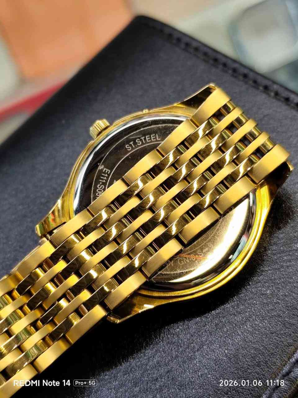 بسم اللە ماشاءاللە
ساعة(ستیزن) کوارتز 

شمسی قمري

نافذة للعرض التاريخ وایام الاسبوع والشهر

نسبة النظافة جدید مامستعمل

قطر 40ملم 

السعر 95 الف

مکان/السلیمانیە

یوجد توصیل.


**إذا كنت صاحب هذا الإعلان وتريد حذفه لأي سبب، رجاءا أرسل رسالة إلى الدعم الفني**