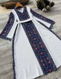 فستان جينز • مقاسات ٣٨-٤٨ • توصيل المسيب