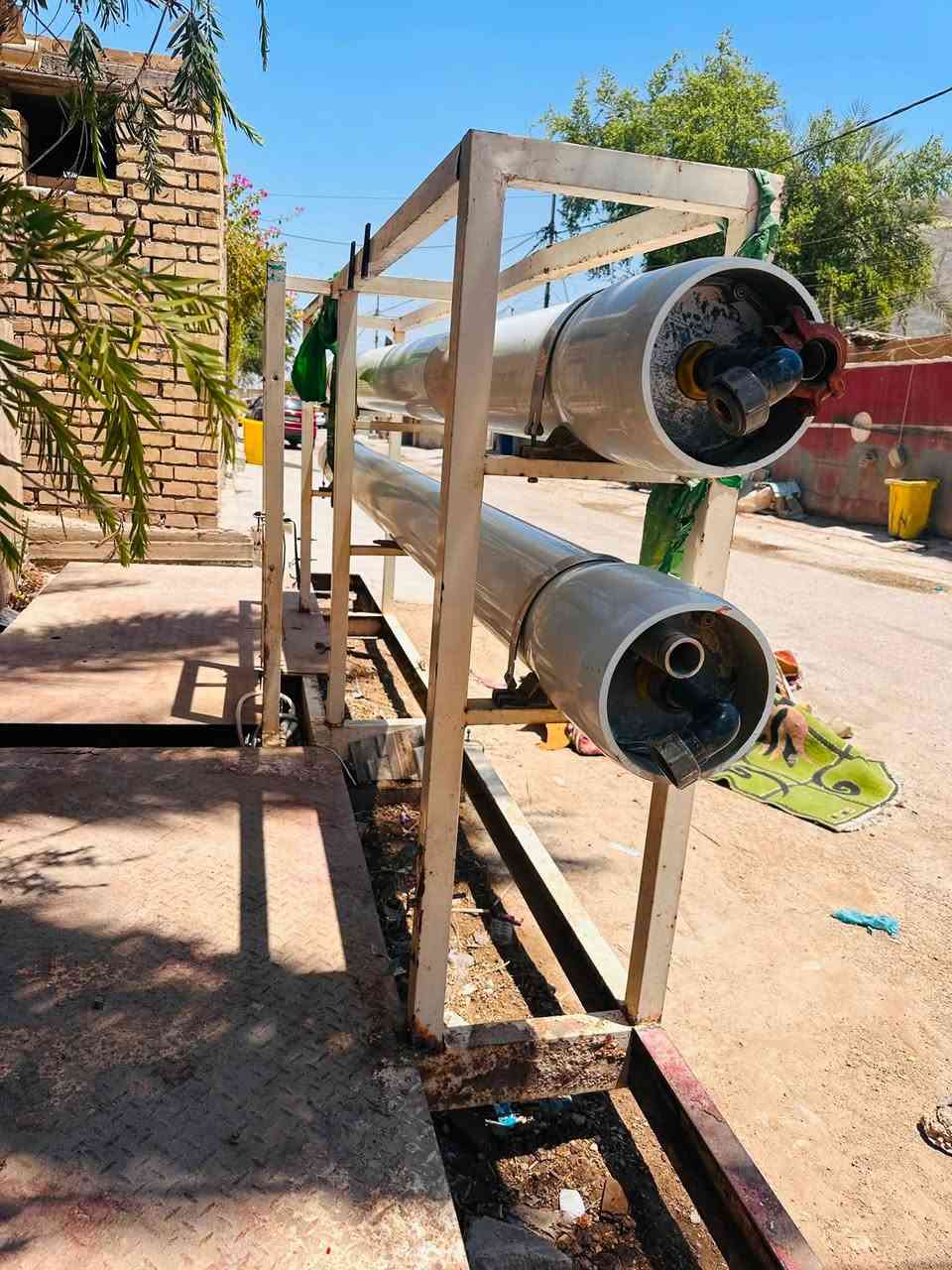 للبيع🌊
معمل ماء ارو عالية الجودة💯
المحتويات😳::——
خزان ماء سعة::٦٠٠٠لتر
فلاتر خيطية +فلاتر قطنية للتصفية ::
خزان فلاتر عدد٢ يحتوي على رمل +حصو الخزان الاول::الخزان الثاني يحتوي على كاربون للتصفية::
مبرينات للتصفية وتحلية الماء تحمل عدد ٦ ::
ماطور ماء ظغط عالي::
ماطور ماء ظغط واطئ::
الانتاج🫶::——
ينتج الماء ٦٠٠٠ لتر بالساعة الواحدة 
الماء اثناء الانتاج ذات كفاءة عالية💯
للاستفسار اكثر الاتصال على الرقم التالي 
***********
