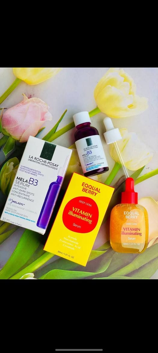 أقوى عرض تفتيح للبشرة صار متوفر 💛💜
مع منتجات أصلية من براند La Roche-Posay و EQQUAL BERRY للحصول على بشرة صافية، موحدة ومليانة إشراقة ✨

💜 سيروم La Roche-Posay Mela B3 Serum
من أشهر سيرومات التفتيح والعناية بالبقع الداكنة، يحتوي على النياسيناميد وفيتامين B3 ليساعد على تخفيف التصبغات وآثار الحبوب ومنح البشرة لون موحد وإشراقة طبيعية.
يمتاز بقوام خفيف سريع الامتصاص ويناسب البشرة الحساسة أيضاً، ويساعد على تحسين ملمس البشرة وتقليل ظهور العلامات مع الاستخدام المستمر ✨

🧡سيروم EQQUAL BERRY Vitamin Illuminating Serum
سيروم غني بمكونات فعالة مثل النياسيناميد، الترانكسامك أسيد والسيراميد، يساعد على تفتيح البشرة، ترطيبها بعمق وتقوية الحاجز الطبيعي للبشرة.
يمنح البشرة نضارة ولمعة صحية ويقلل مظهر الإرهاق والبهتان حتى تبدو البشرة أنعم وأكثر حيوية 🧡

💜 سيروم La Roche-Posay
🇫🇷 فرنسا💯
💛 سيروم EQQUAL BERRY
🇰🇷 كوريا 💯
سعر العرض ٢٠ الف 
🚘يوجد خدمة توصيل لجميع محافظات العراق ٤ الاف🚘


**إذا كنت صاحب هذا الإعلان وتريد حذفه لأي سبب، رجاءا أرسل رسالة إلى الدعم الفني**