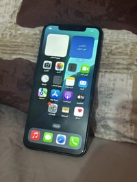 ايفون اكس ماكس ذاكرته 256 بطاريته 100جديده هسه مبدلها اصليه مصارلها يو...