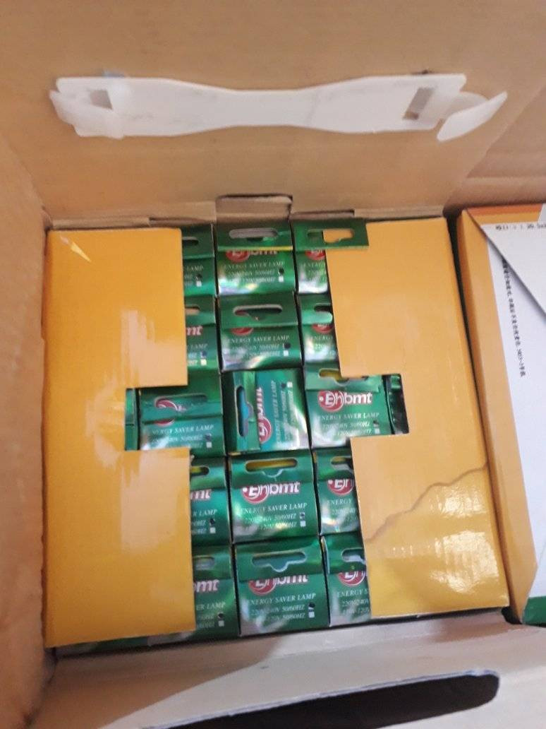 عرض لفترة محدودة 
وصول مصباح نمنور 5واط 
إنارة ابيض غازي حلزوني 
سن ناعم وخشن 
تعبئة الكرتون  200  مصباح 
سعر الكرتون  50000     دينار 
تحتوي الكرتون على 8   باكيت كل باكيت 25  قطعة 
العرض شامل التوصيل المجاني لكل مناطق العراق 
     واتساب الحجز//
         ***********
