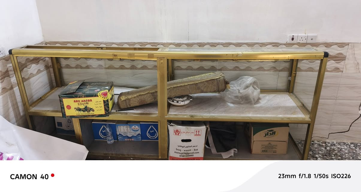 ميز محل جديد تزكام مو هذا العادي عرضة مترين ونص وبي 3 جامات نقص السعر 150 وبي مجال بسيط


**إذا كنت صاحب هذا الإعلان وتريد حذفه لأي سبب، رجاءا أرسل رسالة إلى الدعم الفني**