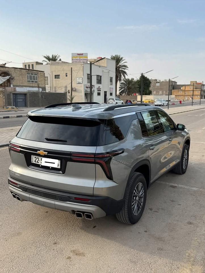 شوفرليت ترافرس للبيع او المراوس حسب القناعه
موديل ٢٠٢٥ ماشية ١٨  الف فقط 
الحادث صبغ دعاميه اماميه فقط 
تعديل PDR مقدار شبر في بداية البنيد اكرر مقدار شبر 
مواصفات LT خمس كامرات كشنات سياحي 
شاحن لاسلكي وطبعا باقي المواصفات المعروفه 
رقم اربيل السياره دخول جديد بسم شركة 
رادار جانبي وامامي تواصل واتساب او اتصال بالخدمه
***********
