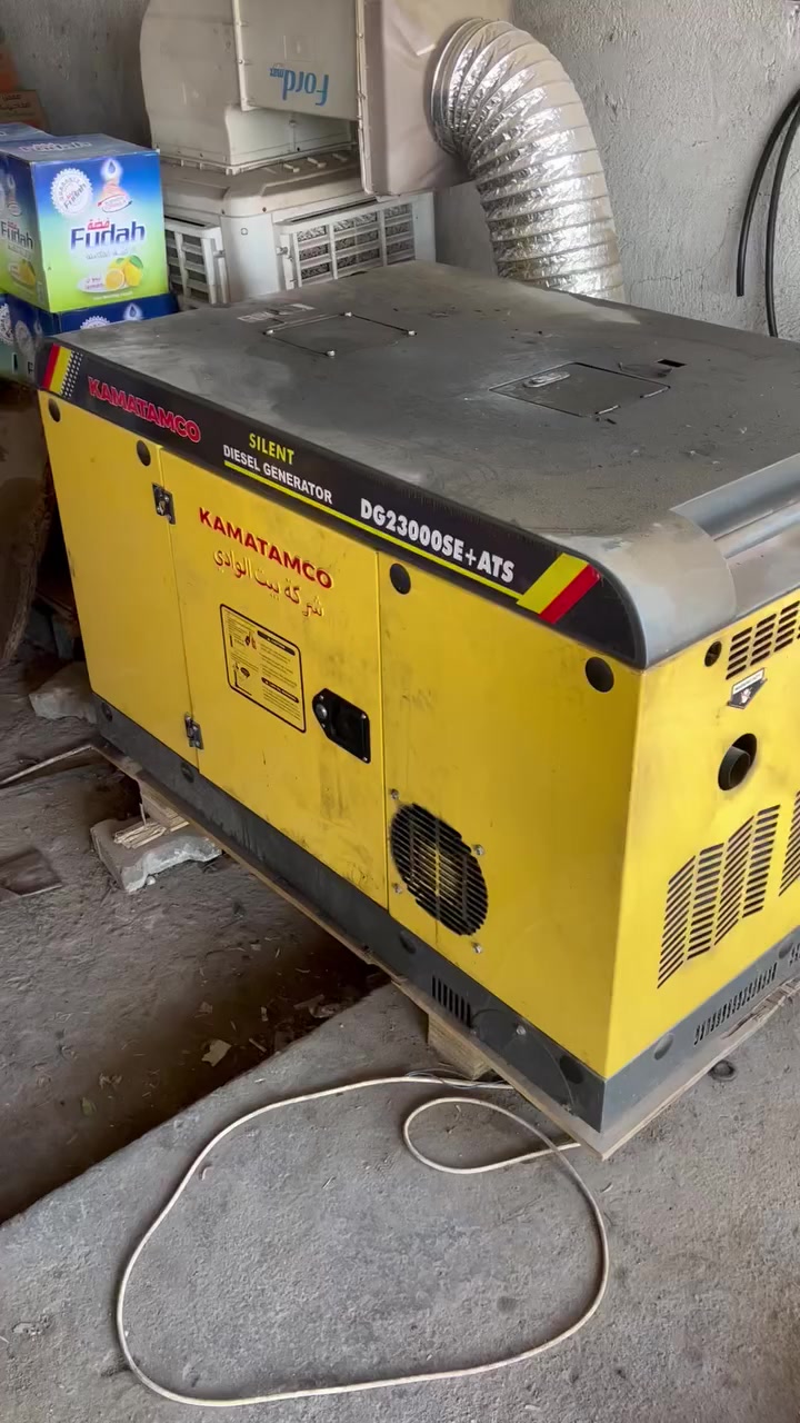 السلام عليكم مولد شركه بيت الوادي حجم المولد 16K يعني 60 امبير المولد شغاله بل كامل موجوده مشغل عليها اسواق كلش جبيره + سبالت ٣طن عدد 2 الي يريدها لي خير ويدلل ***********
