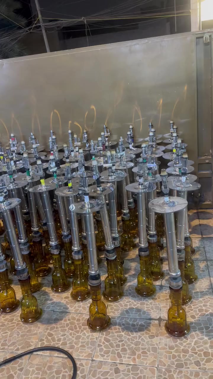 السلام عليكم عندي نراكيل ستل ستيل صدار خاص داخل خارج ستيل سعر القطعة ٩٠ الف البيع جملة فقط الاستفسار ويتساب فقط ***********
