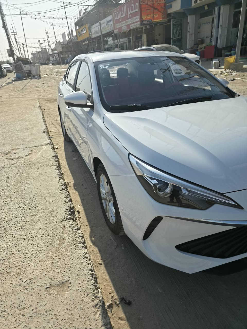 للبيع mg roewe  موديل 2024 رقم اربيل باسم شركه فول مواصفات فتحه . تحكم استيرن . سايد ابريك بصمه . دخول ذكي بصمه . مواصفاته معروفه . بيه بارد كد شبر مامصلحه بالجاملغ الأمامي عكس السايق الباقي كفاله ماشيه 7600 قابل للزيادة اخت الزيرو سياره جاهزه بصمات عدد 2 مع السياره  السعر 105  وبيه مجال  العنوان النجف الإشراف للتواصل رقم الهاتف *********** متوفر واتساب
