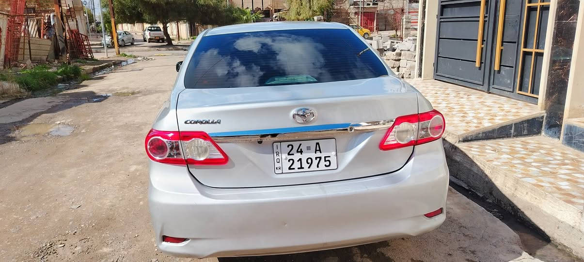 كورلا 2013 للبيع السيارة اب اسمي هزة جديدة محركة ولكير شركة شرط بي جاملغ  الأمامي صبغ طخة خفيفة شرط البجم كبس والصندوك كبس سيارة احلى من الصورة تريد تحويل تريد وكالة اني حاظر رقم دهوك اجنبي مسطرة السعر 135 للتواصل *********** ***********
