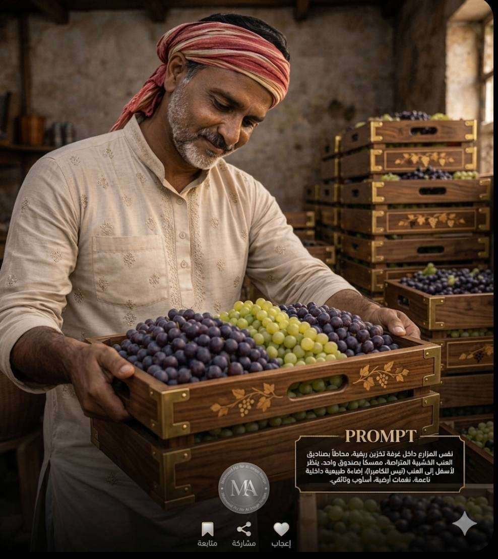 برومبت  تريند  كيف تصنع تصميم اعلاني  احترافي بسهوله 
ادخل الصفحه هتستفيد كتير و برومبتتات مجانيه كتير
تعلم الذكاء الصناعي 
متابعه ومشاركه ليصلك كل جديد  
ادخل جميني 
اكتب في البرومبت المرفق مع صوره في البوست


**إذا كنت صاحب هذا الإعلان وتريد حذفه لأي سبب، رجاءا أرسل رسالة إلى الدعم الفني**