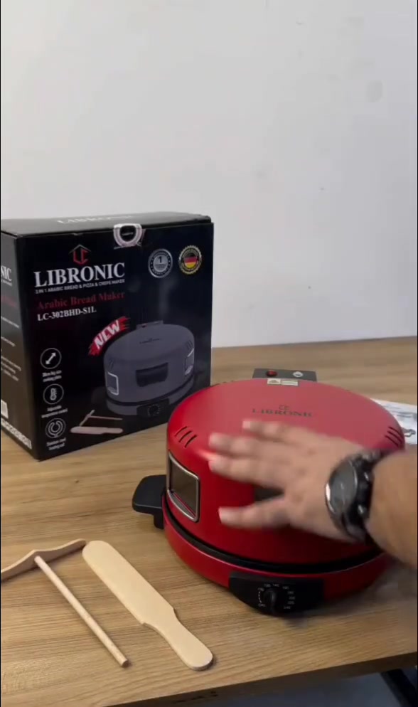 حضر الذ خبز عربي وبيتزا وكريب في
دقائق! 
ع3 LEBRONIC في د، صارت المخبوزات والمعجنات 
أسهل وأسرع: صينية كبيرة 30 سم تكفي العيلة تحكم بالحراة حتى 240% لمذاق مثالي نافذة مع إضاءة لمتابعة الطهي بدون فتح الغطاء 
سطح مانع لالتصاق وتنظيف في ثوان 
قدرة 1800 واط لنتائج سريعة ومقرمشة 
خبز عربي، بيتزا، كري...كلا في جهاز واحد أنيق وعملي. *خلي مطبخك دايمًا مليان ريحة الخبز الطازج العالم تبيع 
ب ۱۰۰و ٧٥ احنى ٥٠ الف والتوصيل 3 بغداد وباقي المحافظات 5 سارع بلحجز قبل نفاذ الكميه الاستفسار 
والحجز واتساب او خاص ***********
