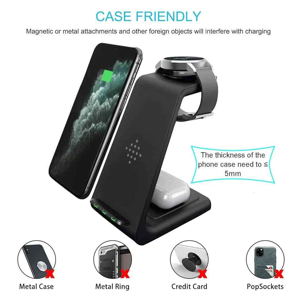 ✨👈✨شاحن لاسلكي 3 في 1، قاعدة شحن سريع لسامسونج جالاكسي S20/S10/S9+/S8/S7 ايدج/نوت 10/10+/9/8، ايفون 12/11/8، جالاكسي ووتش 3/1، اكتيف 2/1، جالاكسي بودز، ايربودز 2/برو (اسود)✨👉

🚚🚚🚗🚗 التوصيل 5 الف لجميع المحافظات 🚗🚗🚚🚚

🔥 🔥  المنتج امزون جديد غير مستخدم الماني اوربي  🔥 🔥

✨ حق الزبون فحص المنتج قبل تسليم المبلغ للمندوب  ✨

❄️ طريقة الحجز @ الاسم @ العنوان كامل @ رقم الهاتف ❄️ 

❣️❣️❣️  للحجز و الاستفسار على الخاص فقط  ❣️❣️❣️

👇👇👇👇👇تفاصيل المنتج 👇👇👇👇👇

✨👈شحن قياسي 5 واط (باستخدام محول 5 فولت/2 امبير): للأجهزة الأخرى المتوافقة مع كيو اي👉

✨👈* 2 واط: ساعة سامسونج جالكسي اكتيف 2/1، ساعة جالكسي 3/1/جير اس 2/جير اس 3 فرونتير (فقط لساعة سامسونج)👉

✨👈* 3 واط: سماعات جالاكسي بودز وجالكسي بادز بلس وجالكسي بادز لايف وايربودز 2 وايربودز برو (شحن لاسلكي، لا تحتاج إلى كابل إضافي)
👉 Colombo, Sri Lanka


**إذا كنت صاحب هذا الإعلان وتريد حذفه لأي سبب، رجاءا أرسل رسالة إلى الدعم الفني**