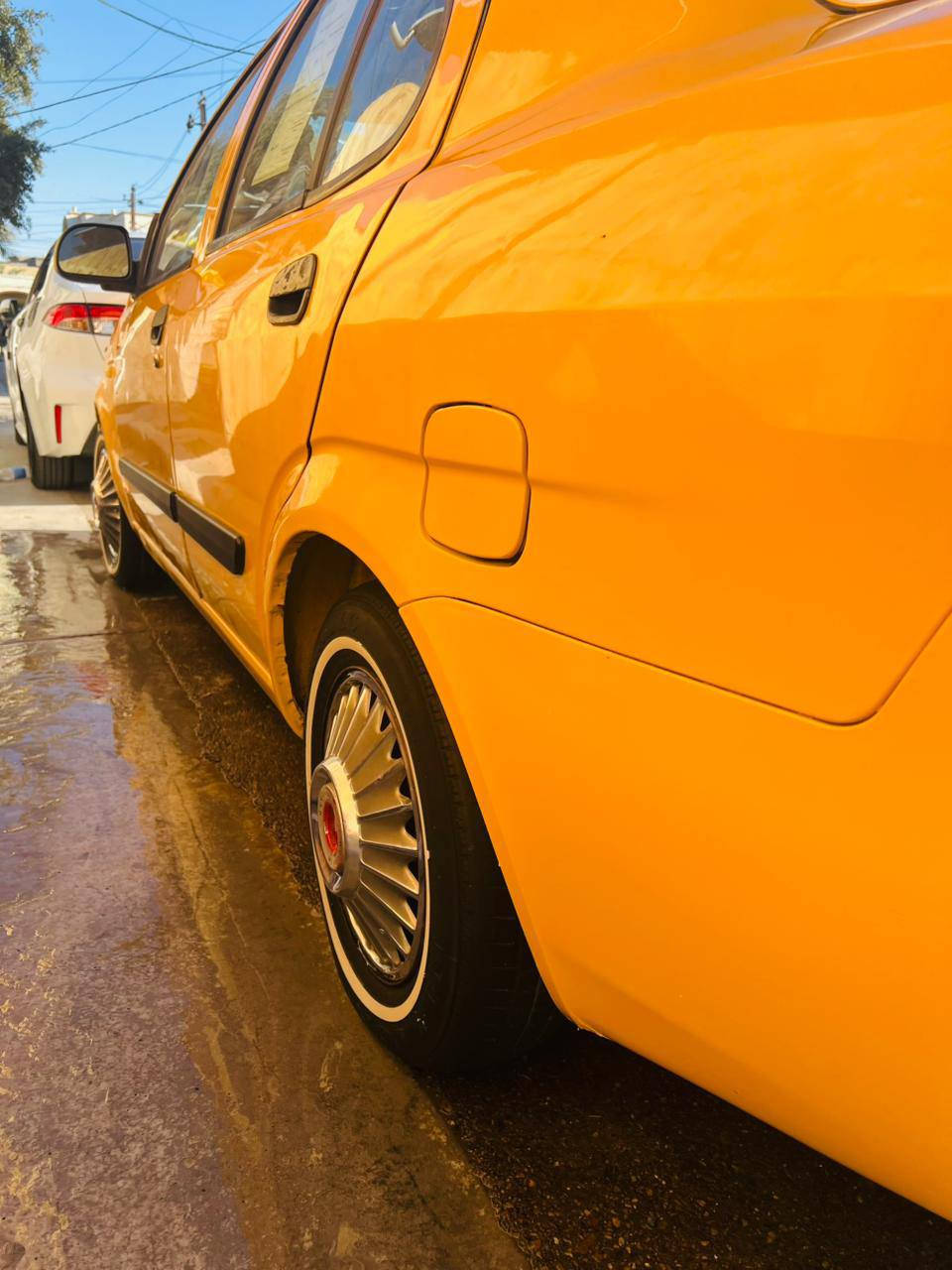 السلام عليكم للبيع فقط 
طيبة موديل 15 هيا وغراضها 
كير مكينه حدادية تبريد كله جديد 
تخم تاير تراي زيرو 
بيها صبغ هلال واحد وخشم جاملغ لامامي شبر فقط باقي كله كفاله 
مكاني بغداد شهداء البياع السعر 45 لاتصال ***********
