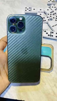 13 برو ماكس لون زيتوني ذاكره 128 بطاريه 83 كلشي ما مبدل  بي جهاز نضافه...