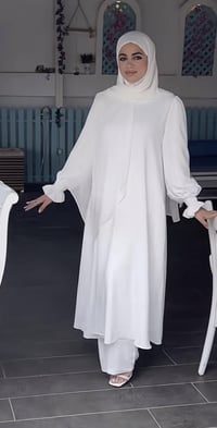 جديد • فري سايز • قماش لنن اندنوسي
