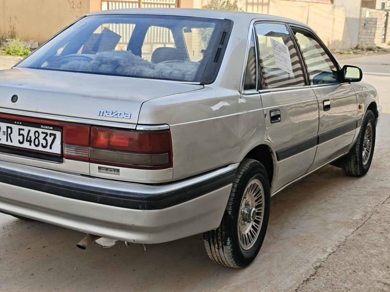 السلام عليكم
مازدا نظيفة 

كابون بانزين بي 

رقم نينوى 

سنوية الى 2030

سعره 35بي مجال 

غير متواجد على الفيسبوك

لأستفسار أكثر اتصل على الارقام 

***********

***********
