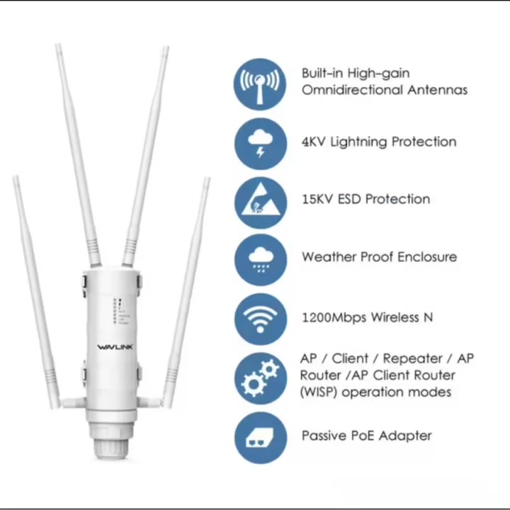 📶 ودّع ضعف الإنترنت مع WAVLINK AC600! 🚀
إذا تعاني من ضعف إشارة الواي فاي داخل البيت أو خارجه، فالحل وصل! 💯
✅ يقوي إشارة الإنترنت ويوسّع التغطية.
✅ Dual Band لسرعة وأداء أفضل.
✅ مقاوم للعوامل الجوية (Outdoor Waterproof).
✅ هوائيات 7dBi لتغطية أوسع.
✅ تركيب وإعداد سهل.
🌐 مناسب للمنازل، المكاتب، الحدائق، والأسطح.
📩 للاستفسار أو الطلب راسلنا على الخاص.
#WAVLINK #WiFi #مقوي_واي_فاي #انترنت #العراق #تقنية #WiFi_Extender


**إذا كنت صاحب هذا الإعلان وتريد حذفه لأي سبب، رجاءا أرسل رسالة إلى الدعم الفني**