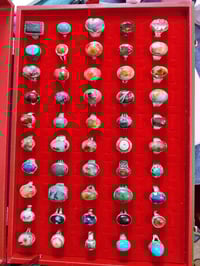 ٥٠ محابس • فضة ٩٢٥ • صياغة يدويه