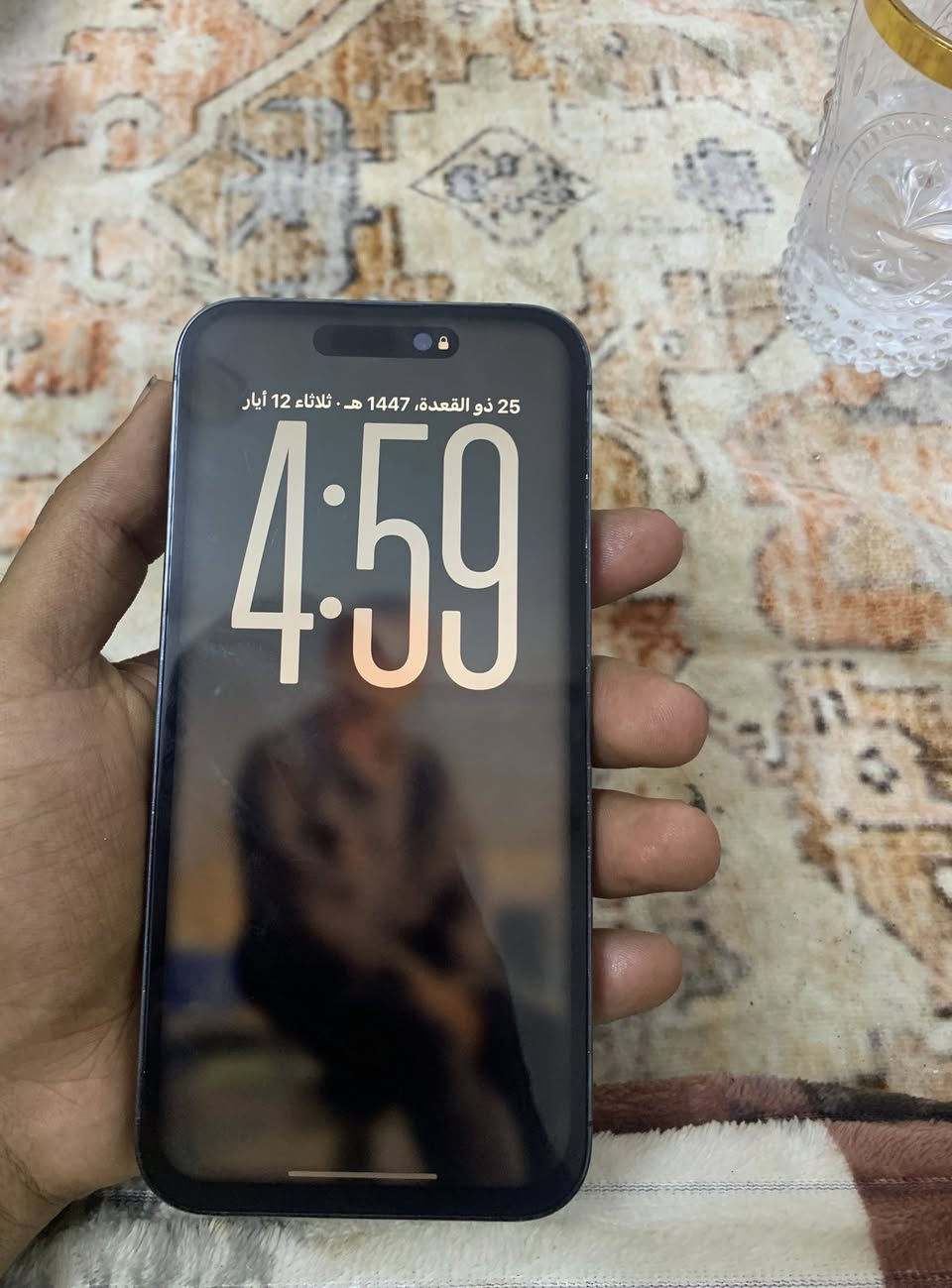 سلام عليكم
آيفون 📲14برو ماكس

لون بنفسجي مثل ما واضح 

ذاكره 256 حقيقي

بطاريه 100 مستبدل اصلي شحن يوم كامل

شاشة اصليه ضمان ثلاث خيارات 

جهاز نضيف يخبل 

سعر 550 وبي مجال لحد يكلي امسح المنشور 

مكاني بغداد الحسينيه ***********
