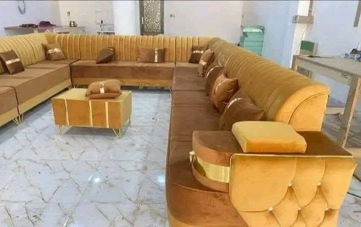 الدقه والامان  كل هذا وبأنسب الاسعار 🥳🥳🥳
ديوان ستندر 10 مقاعد ب 330.مع كوشات عدد 4هديه
 شغل مضبوط مع ضمان سنه  
قماش قديفه جكور 
الهيكل چام روسي
الضهر  مضغوط
المقعد بلوك فقط 
رجل عظم عاج ورده ذهبي

المتر 75

#ديوان  10 مقاعد ب 330
............................................... 
#ديوان  9مقاعد  ب  310
.........................................
#ديوان   8 مقاعد ب  285
.........................................
#ديوان  7 مقاعد ب  260
.........................................
#ديوان  6 مقاعد ب  230
................................................ 
#ديوان 5مقاعد  ب215

قياس عرض المقعد 50صافي و 70لحد الحايط 

#اذا كان الطلب بلوك بلاويد للضهر والصفاح بدل المضغوط اضافه 100 الف 

#سعر كوشات الوحده 30الف
#طبله ب30 الف قياس 40/40

#التوصيل داخل بغداد مجاني 
اطراف بغداد 15 

توصيل محافضات   القريبه 25 

سماوه ناصريه عماره 35 

بصره مركز 75

مده التوصيل  بغداد   ثاني يوم محافظات  4ايام
لايباع اقل من 5امتار


**إذا كنت صاحب هذا الإعلان وتريد حذفه لأي سبب، رجاءا أرسل رسالة إلى الدعم الفني**