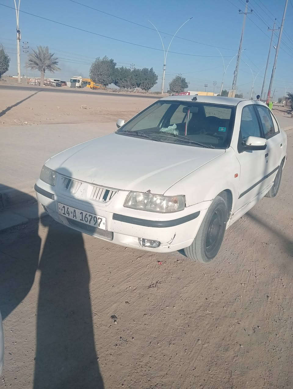 السلام عليكم سمند 2011 سيارا كشر شوفت عينك مكينه كير فرنسي توا شادهن شرط ترايك 160 نعومه بل مشي ورزانه تجس وتشوف اذا شفت غير هذا الحجي كروتك علي رقم بصرا راعيه يمي تجي وكعدك ويا تسولف تريد تحويل تريد وكاله سعر مطلوب بيه (33) وبيه مجال مكاني بصرا قرنه رقمي *********** متواجد نت ورصيد واعتذر عن الاطاله ♥️
