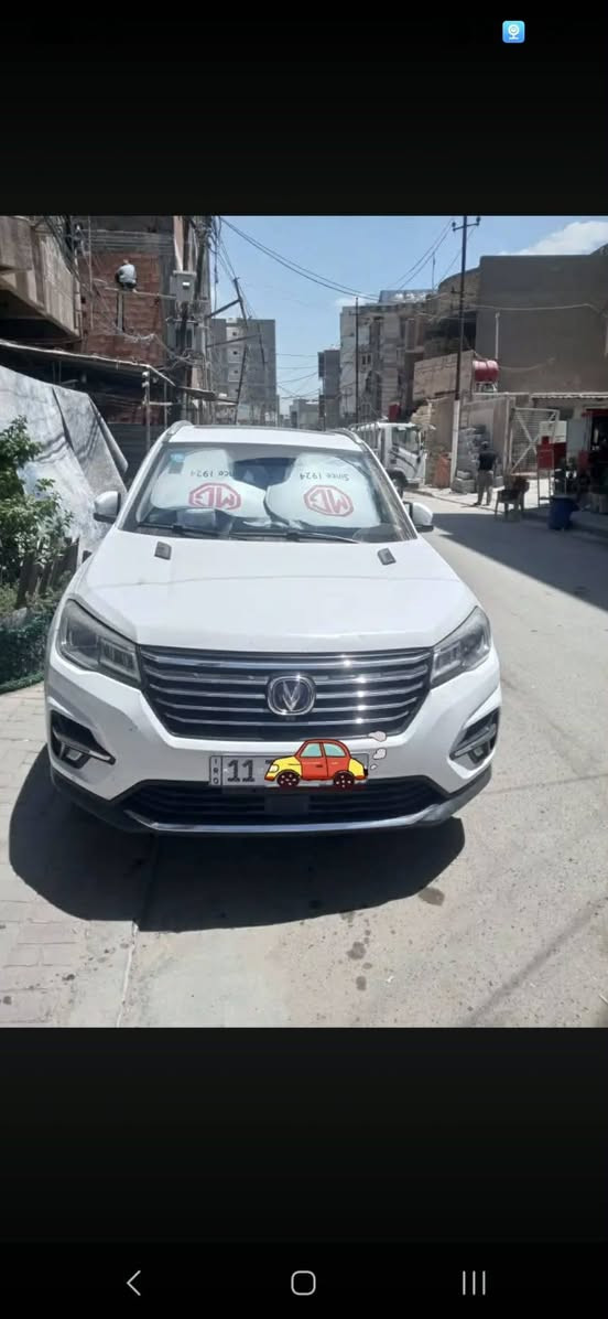 للبيع او مراوس 
السيارة: شانجان  CS75
الموديل: 2019
اللون: أبيض
رقم بغداد الإنكليزي  
الاستفسار على الرقم 
***********
المواصفات الداخلية:
بصمة تشغيل
بصمة ابواب 
تبريد 2 قطعة  تبريدها ثلج ❄️
شاشة أندرويد كبيرة لمس
شاشة تفاعلية 
بلوتوث
Wifi
مثبت سرعة
تحكم ستيرن 
اتو هولد 
سايد بريك دكمة 
ثلاجة مشروبات 
مرايا كهربائية
جام كهرباء 
عدد 8 قطعة إيرباك (وسائد هوائية)
5 مكبرات صوت
نظام إنذار
نظام ملاحه (GPS)
المواصفات الخارجية:
قمارة جام بانوراما
أضواء LED
أضواء زينون
حساسات ضغط الإطارات
حساسات اصطفاف
كاميرا خلفية
جناح خلفي
ويل كب عدد 4 
اشاير بالمري 
مري شفط 
اريل قرش (نفكيشن) 
المواصفات الميكانيكية:
محرك 1,800 CC  تيربو
بيهة مشكلة بالمحرك  
4 سلندر
كير أوتوماتيك 
ماشية ١٧٣ الف قابل للزيادة
