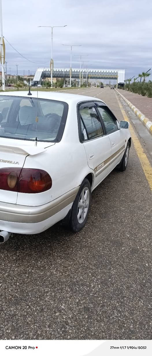 سلام عليكم كورلا ١٩٩٩للبيع شاشه كامره خلفيه جامات اوتو كهرباء مرايات كهرباء محرك ١٦٠٠ . ٤ سلندر لايتات زنون كشنات جلد للاستفسار ***********متواجد واتساب المكان الفلوجه
