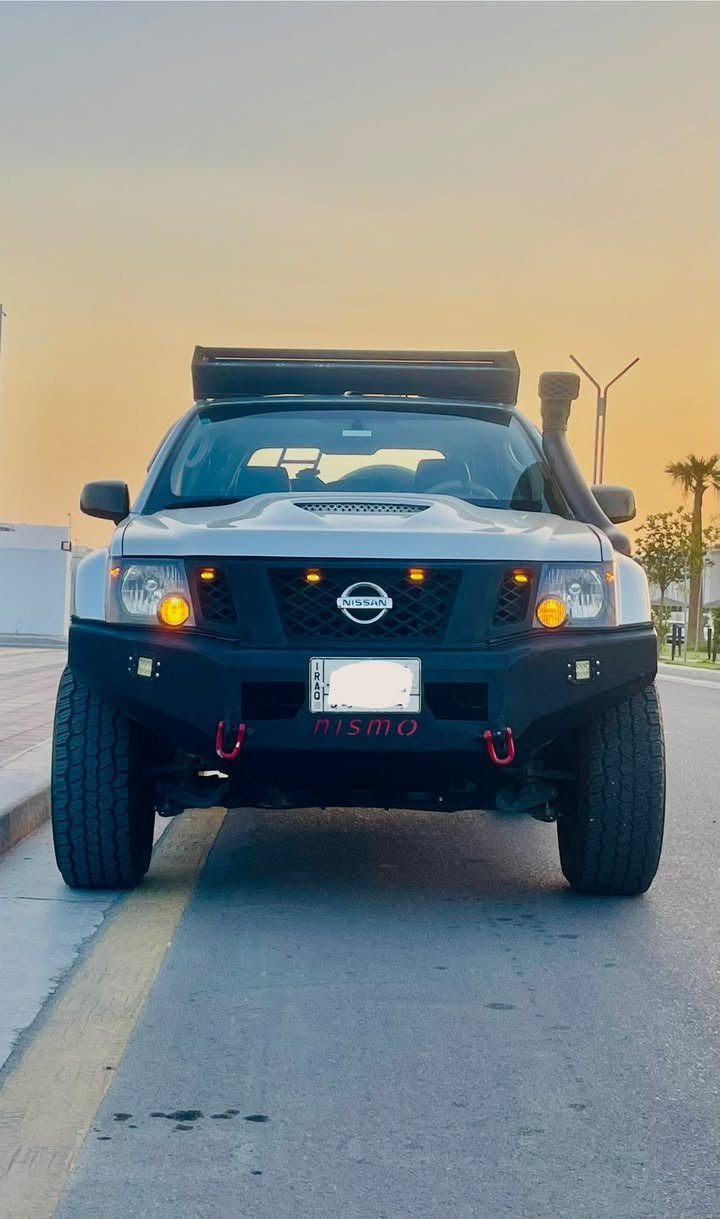 نيسان اكستيرا ٢٠٠٩ برو pro-4x
وارد امريكي 
حادث جاملغ امامي صفحة السايق 
عليها محرك جديد ماشي عليه ٣٣ الف كيلو 
4 ويل مع نظام دفلوك و نزول منحدرات  
عليها تزويد دبلات ترفيع نترو جارج ٣ انج heavy duty 
سبيسر تعريض ٢ انج
 درع امامي 
درع خلفي + حمالة سبير 
دوسات حديد درع
سباية حديد مال خيمة 
بنيد رياضي 
سنوركل 
شوتة رياضي K&N 
ويالة ميثود 17 انج
تايرات جبلية A/T فيردستاين 
السعر 14.500$ و بيها مجال

مكاني بغداد
تواصل واتس اب فقط 

***********
