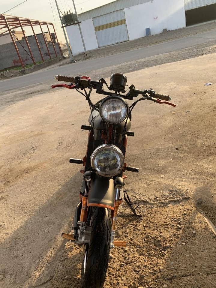 دراجه اوتو  شاصي كوري محرك جي واي 6.    محرك ١٥٠cc دراجه نكره سلف كهربائيات كامله  سعر ٣٥٠ بيها مجال مكان ديالى دلي عباس ***********
