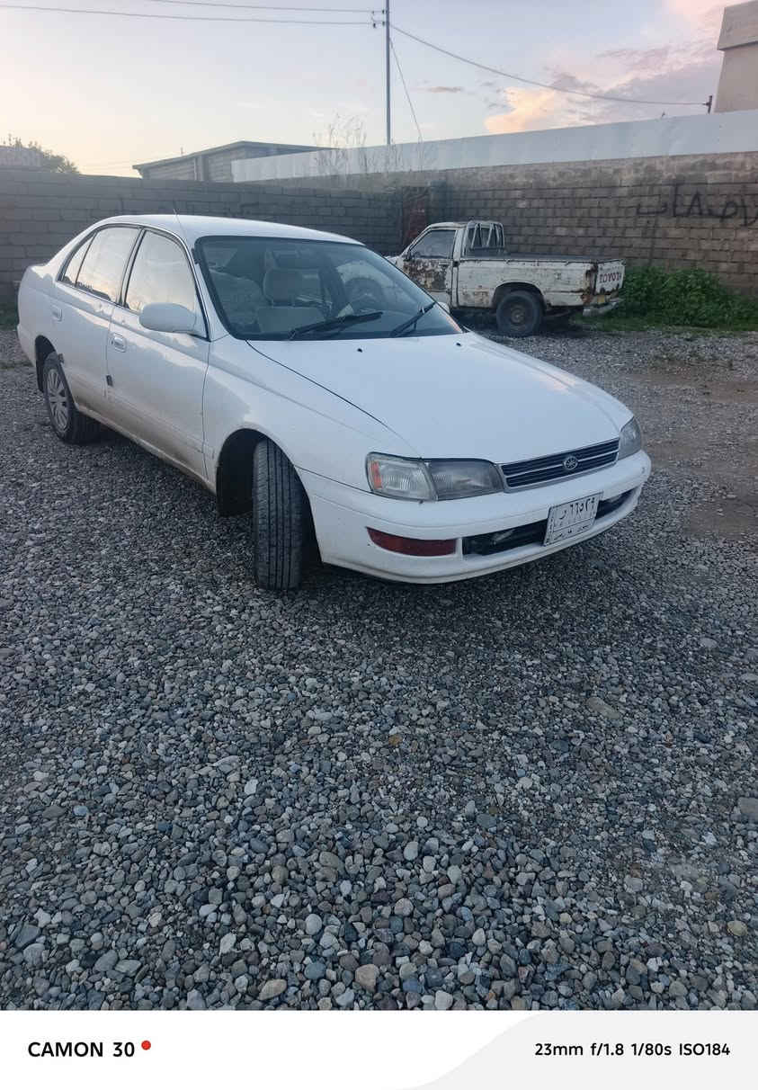 مكتب الاصحاب 
كورلا فرخ بطة.. بدون ضرر. 
مكينة كير شرط. فول توماتيك. تبريد شغال. شرط التحويل.. السعر ٥٧ ومجال بسيط 
للاستفسار مكتب الاصحاب في منطقة اسكي موصل 
***********
***********
