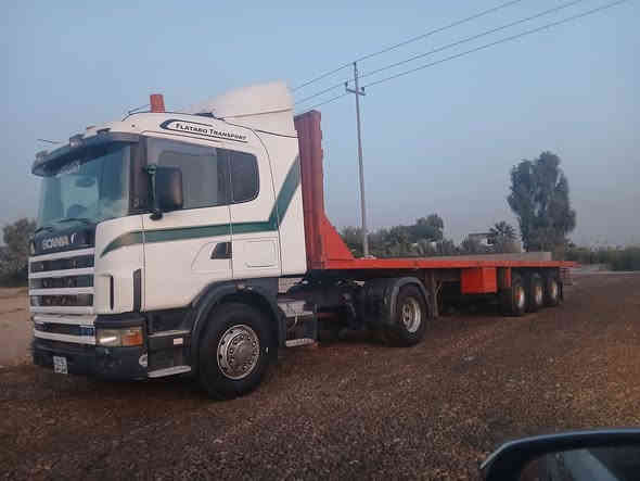 سكانيه للبيع مكينه بم ونوزل لاصرف ولا بخار تخم تاير رقم دهوك تحويل مباشر تبريد شغال   لمكان صويره لسعر 160 راس وعربانه وبيهه مجال ♤***********♤***********
