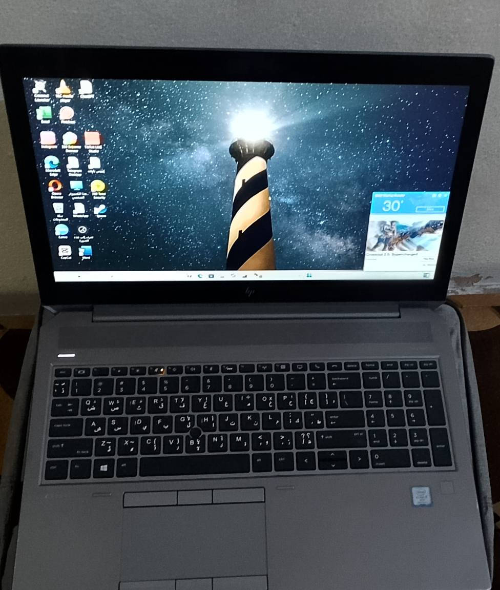 Hp zbook G6 15
مستعمل أوروبي نظيف ضمان على كل شي حالة لابتوب 
هارت : 512
رام : 32
معالج . قوي حتى تكدر تلعب اي لعبه 
سعر : 550 مجال 
رقم تواصل: *********** واتساب و كورك
