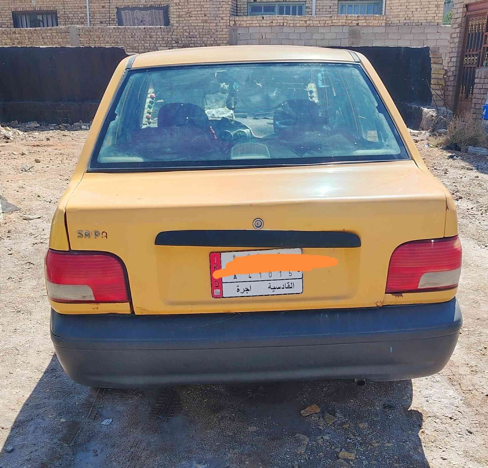 سلام عليكم سيارة للبيع جاهزه هيىة وغرامات موديل 2015 رقم قادسية  للاستفسار على الرقم ***********
