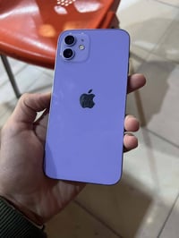 ايفونات البيع ....!!!!! أيفون 12 لون بنفسجي مكفول كامل ع وضع الشركه بط...