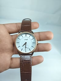 ساعة أصلية • مكينة يابانية • سير جلد طبيعي