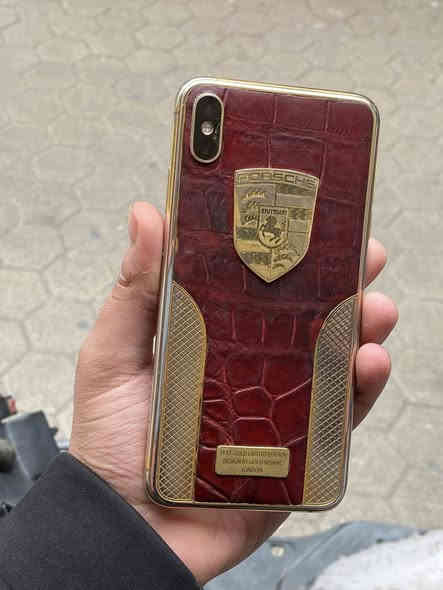 ايفون اكس ماكس .
ذاكره 256 .
بطاريته 80 .
بلاد فقط فيس ايدي واكف .
شاصي ذهب مطعم ب جلد احمر .
جهاز مفول من كلشي .
مال جنايي مو بيع وشراء .
سعره 220 الف .
م رمادي
***********
